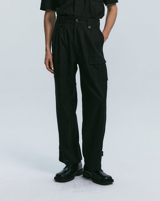 BATTLE DRESS TROUSER- BLACK