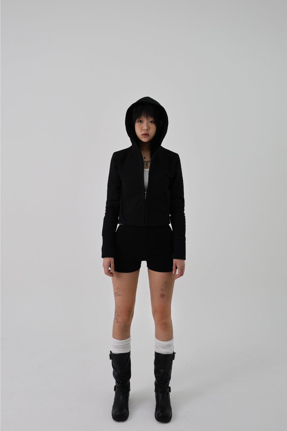 BEGINNING HOODED ZIP-UP