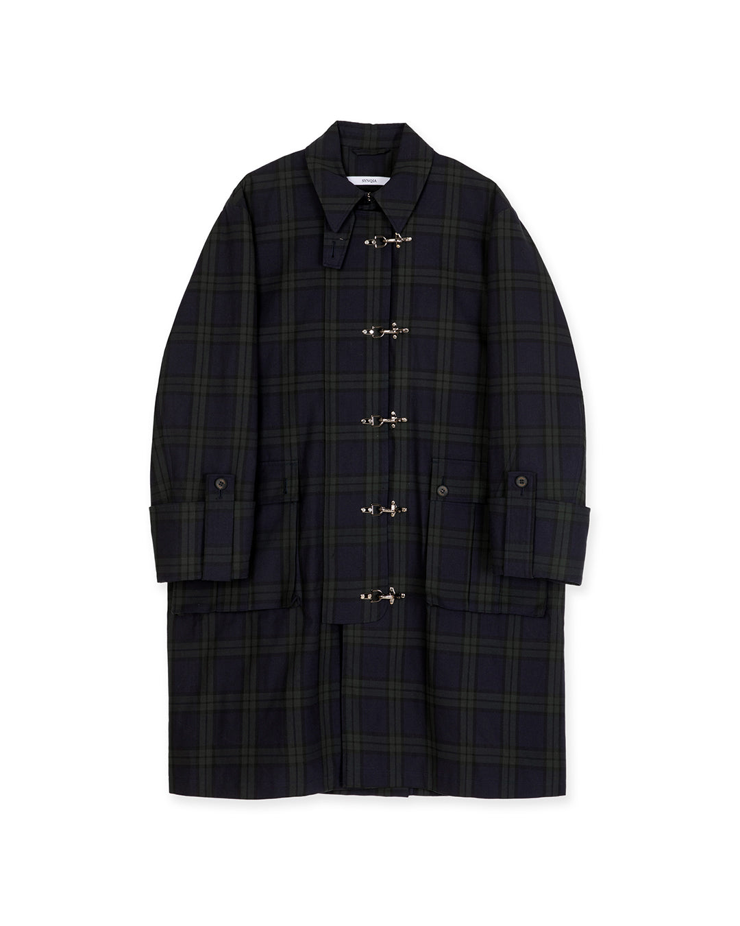 FIREMAN CLASP HERITAGE COAT -TARTAN CHECK