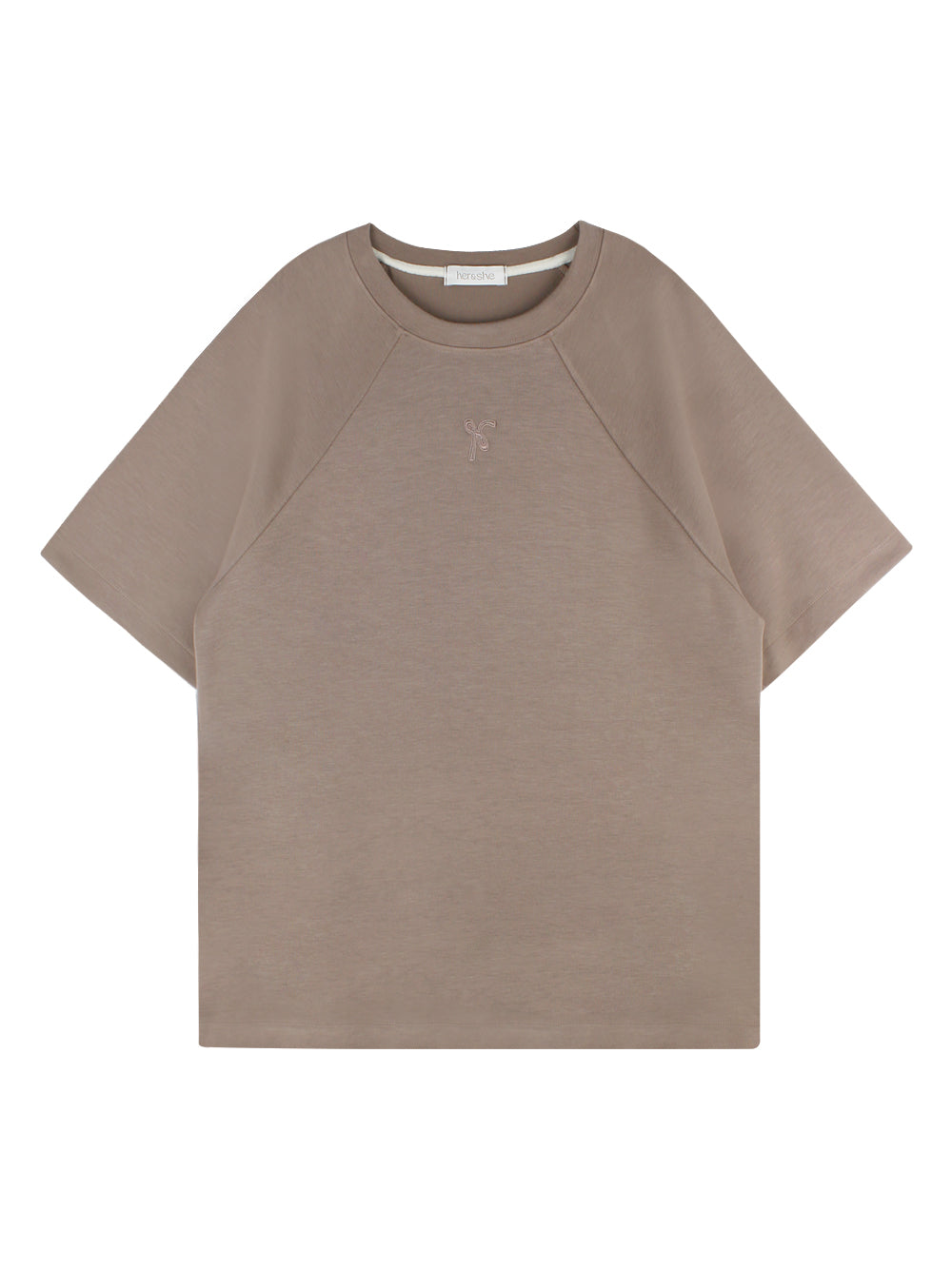 【HER&SHE 2025AW】Double-faced symbol Raglan T-shirt (25 F/W)