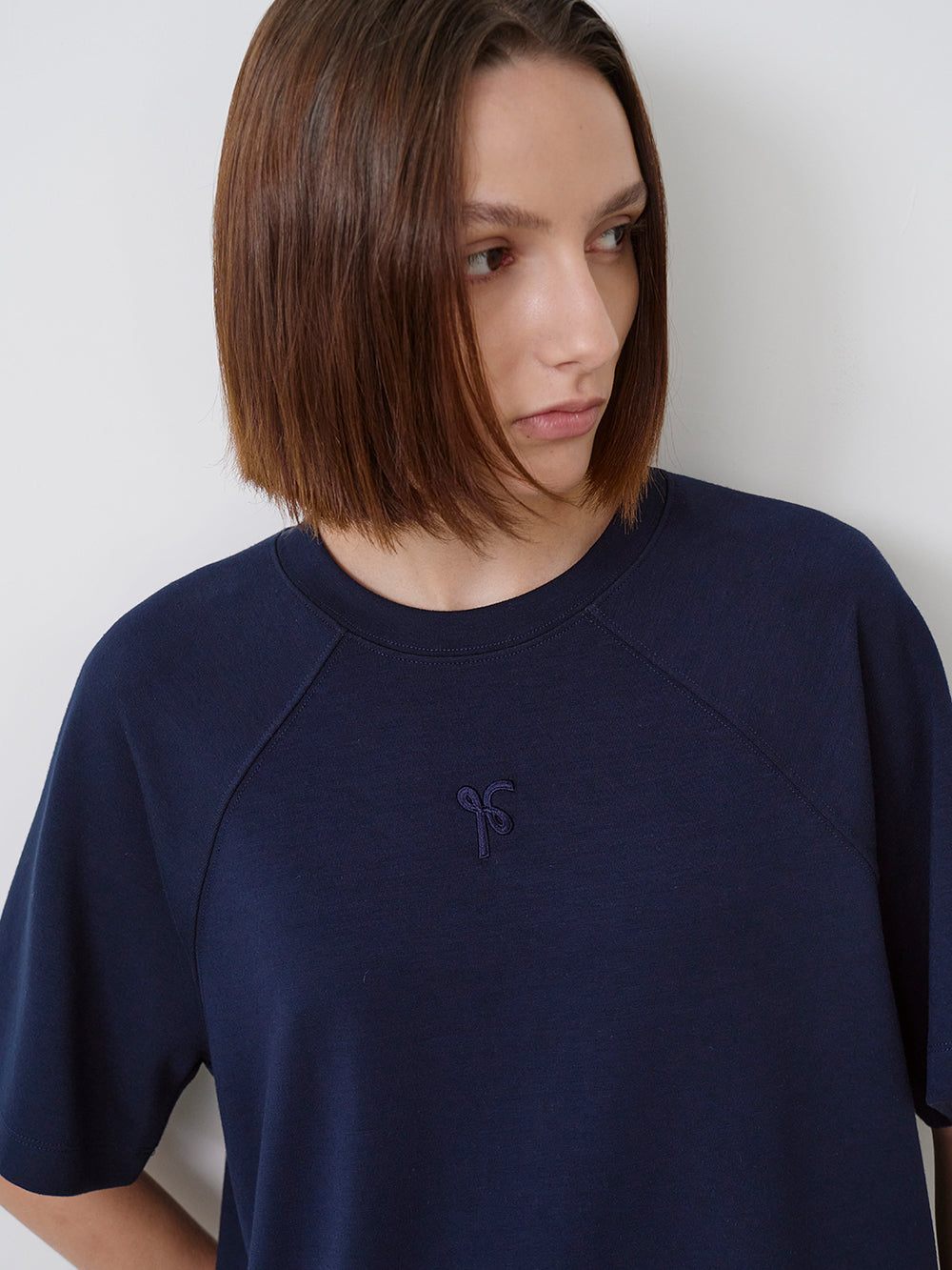 【HER&SHE 2025AW】Double-faced symbol Raglan T-shirt (25 F/W)