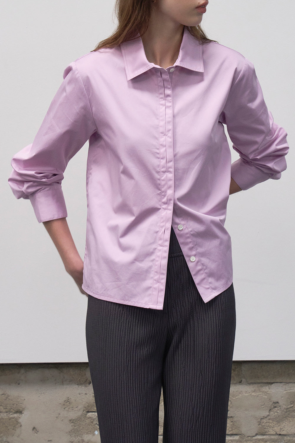 【HER&SHE 2025AW】Premium Cotton Edge Shirts