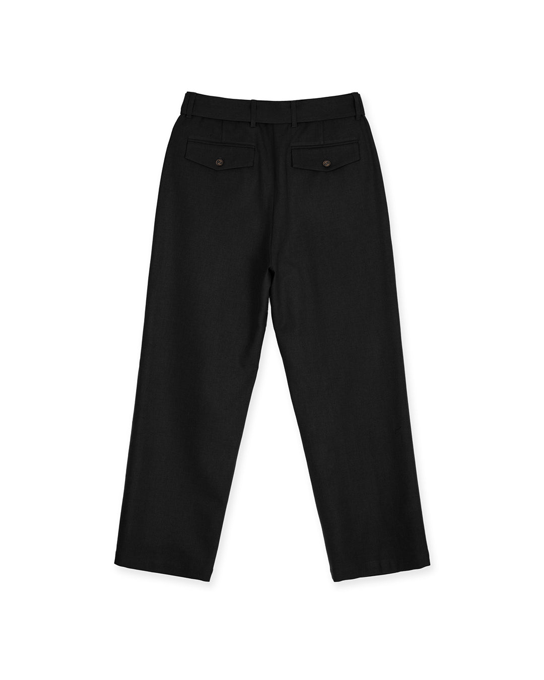 MINI POCKET BELTED TROUSER -BLACK 