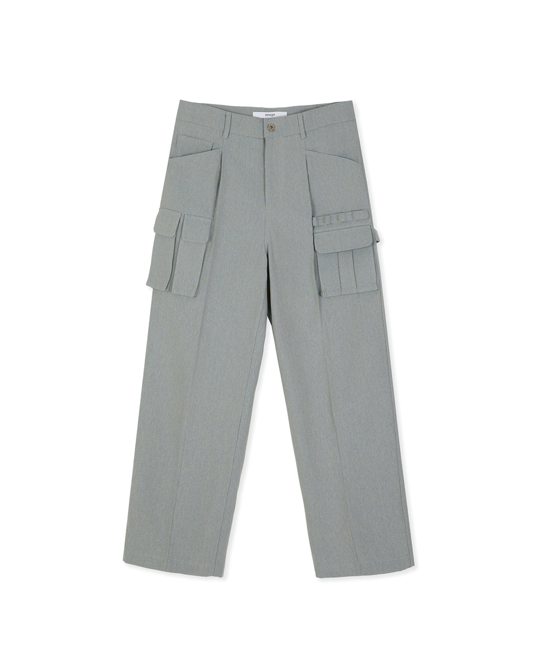 MULTI POCKET UTILITY TROUSER-BLUE