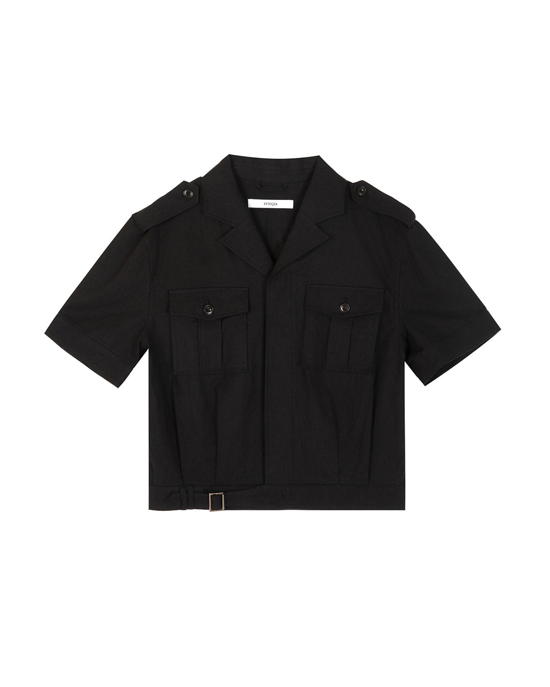 BATTLE DRESS HALF SLEEVE SHIRTS BLACK