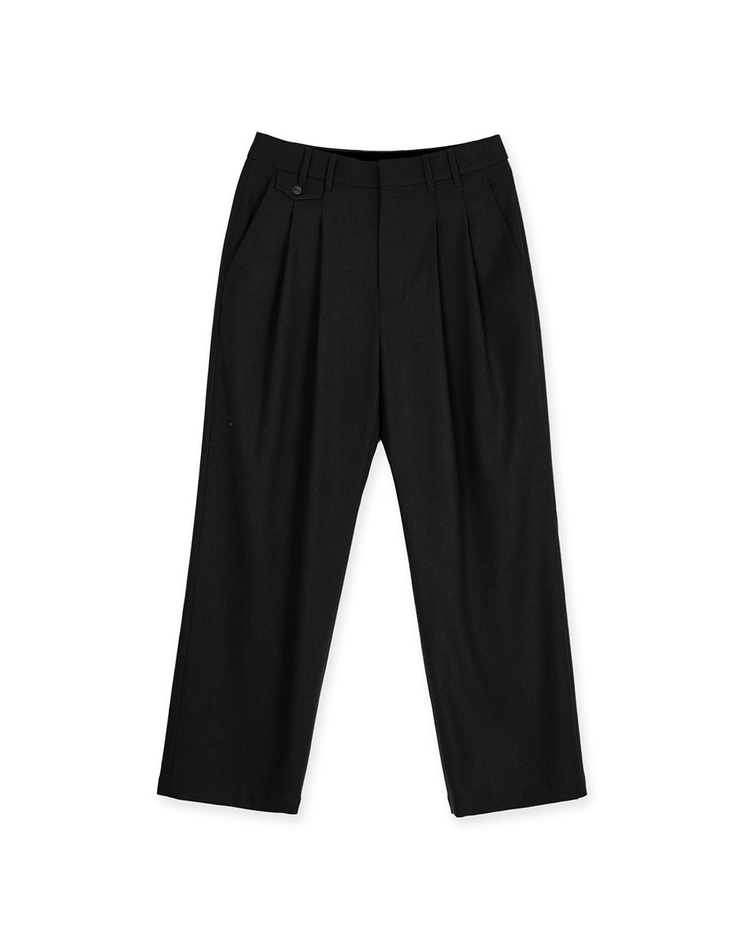 MINI POCKET BELTED TROUSER -BLACK 