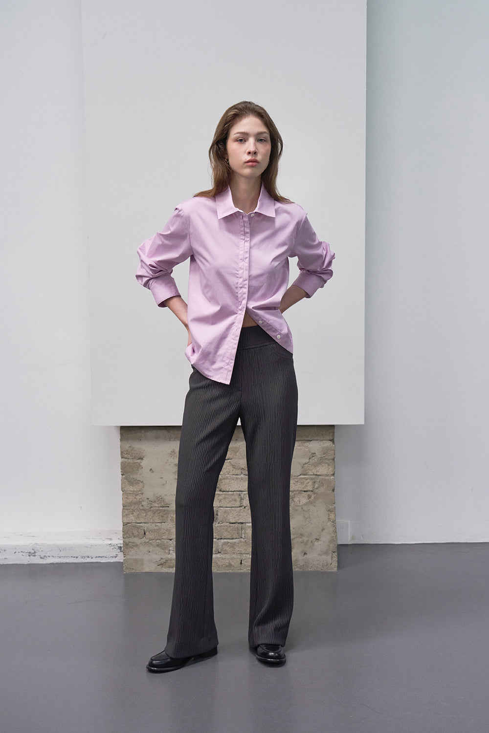 【HER&SHE 2025AW】Premium Cotton Edge Shirts
