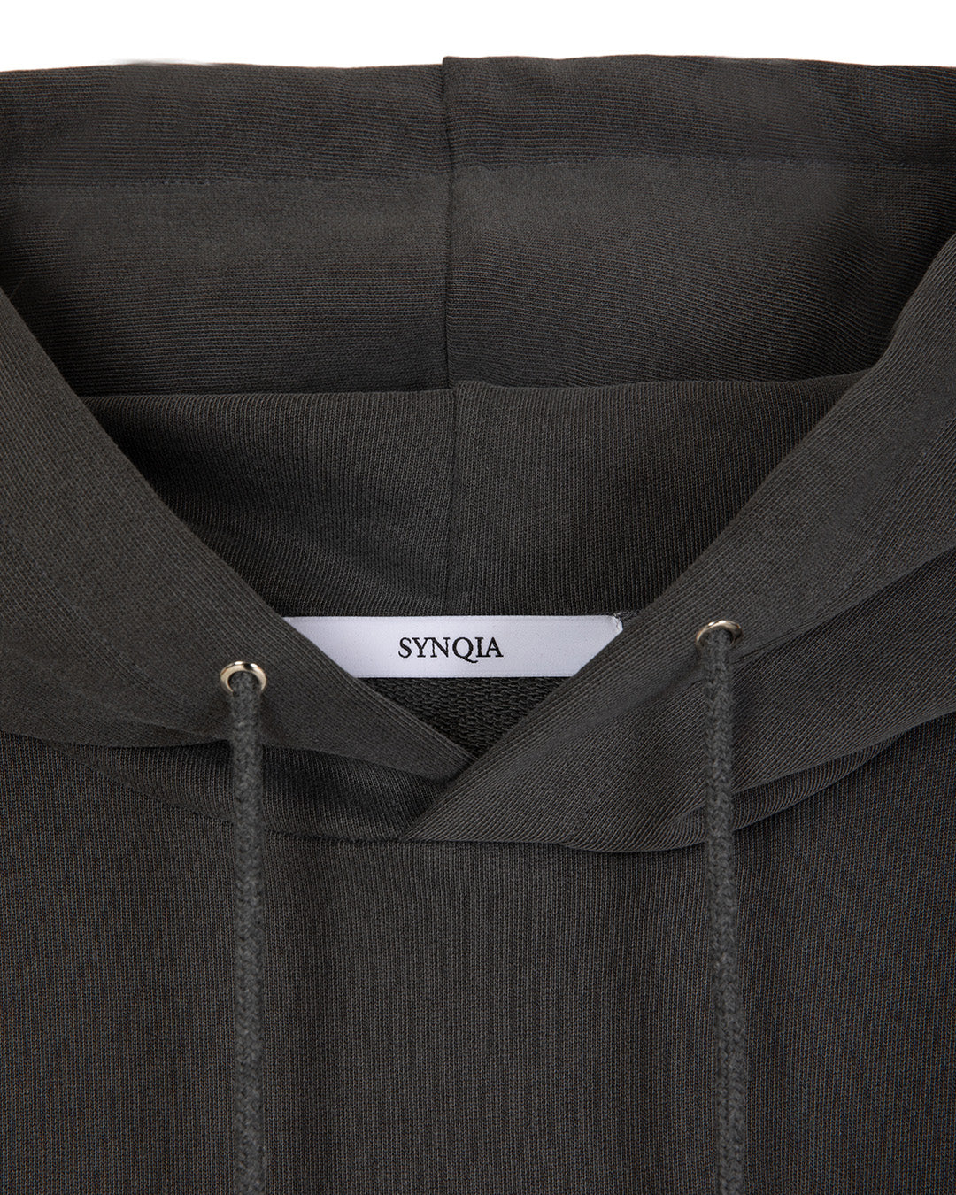 FIREMAN CLASP UNBALANCED HOODIE -GREY