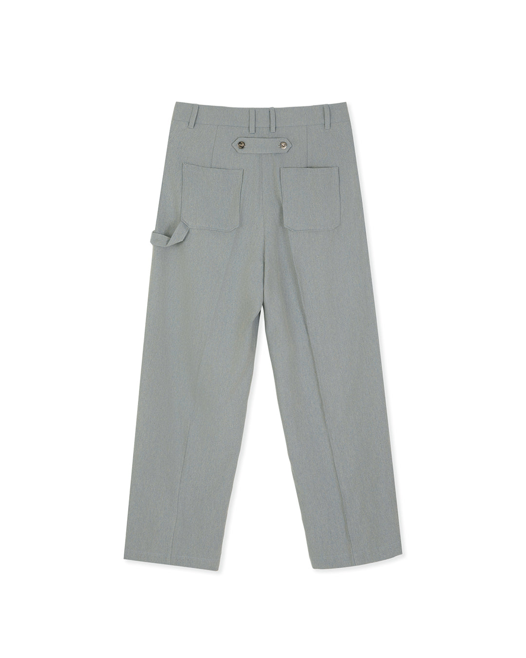 MULTI POCKET UTILITY TROUSER-BLUE