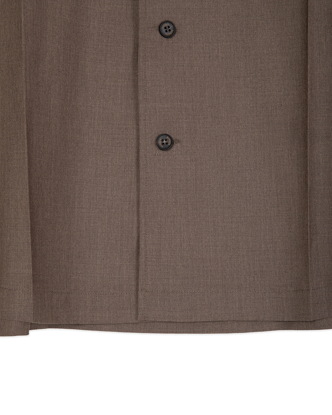 WOOL-BLEND HERITAGE UTILITY SHIRTS -BROWN