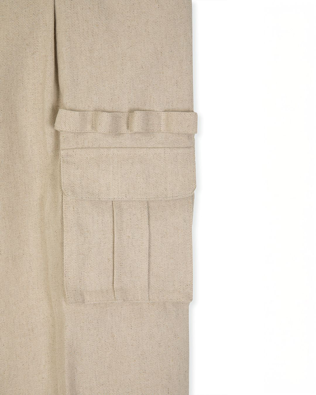 MULTI POCKET UTILITY TROUSER-OATMEAL