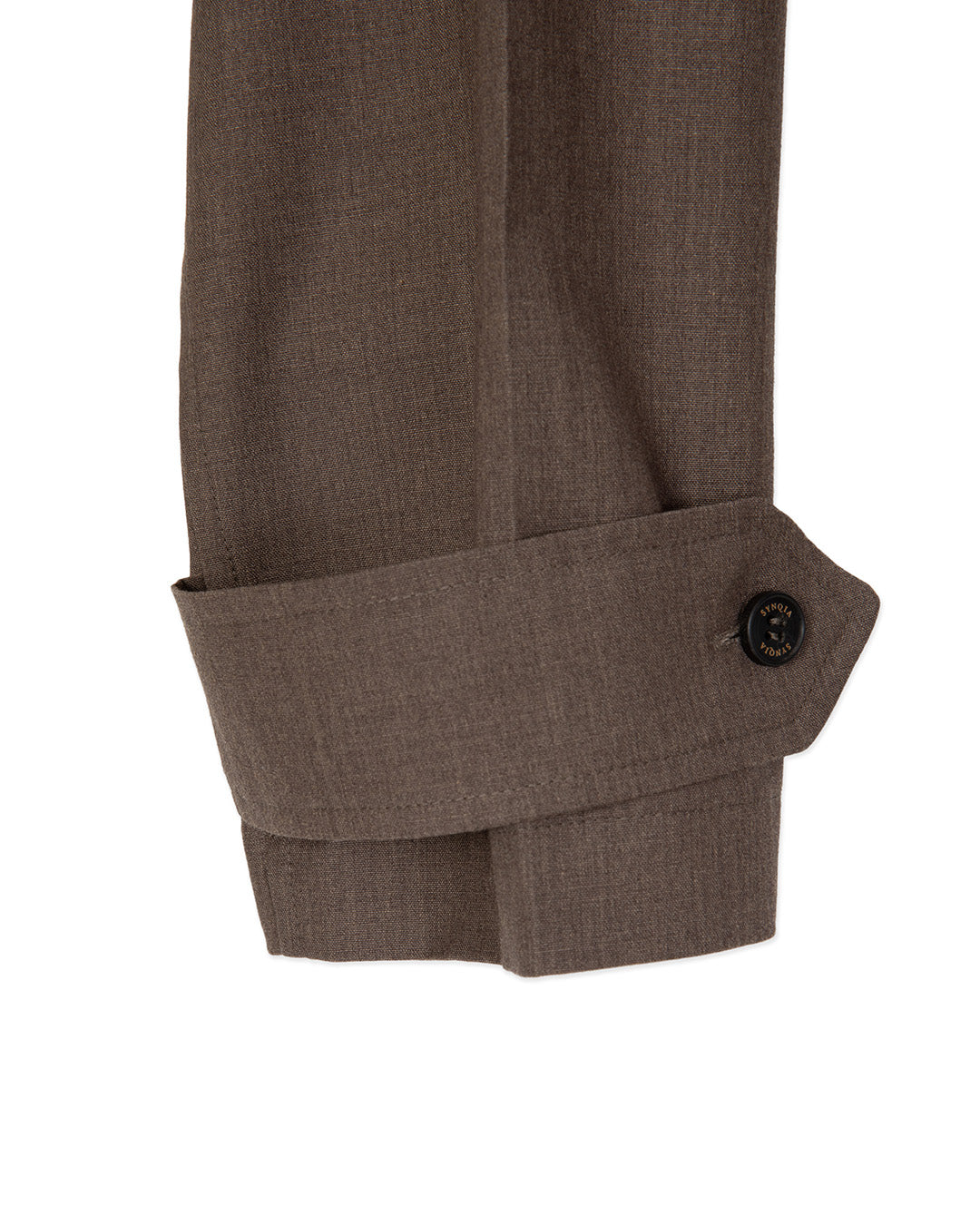 WOOL-BLEND HERITAGE UTILITY SHIRTS -BROWN