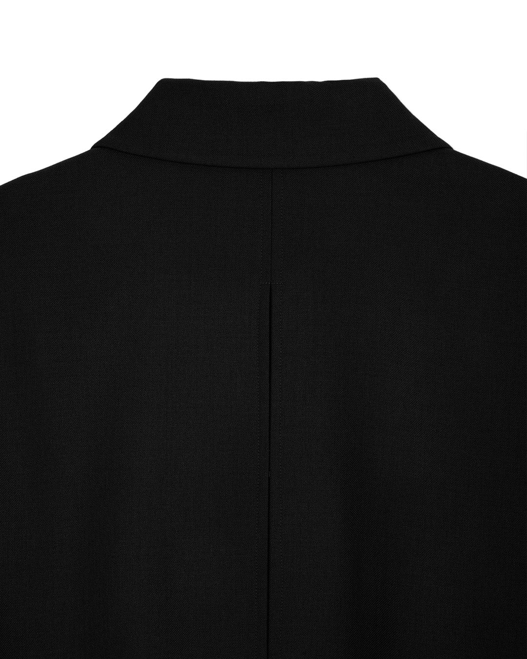 DOUBLE BREATED UTILITY TAILORED JACKET -BLACK