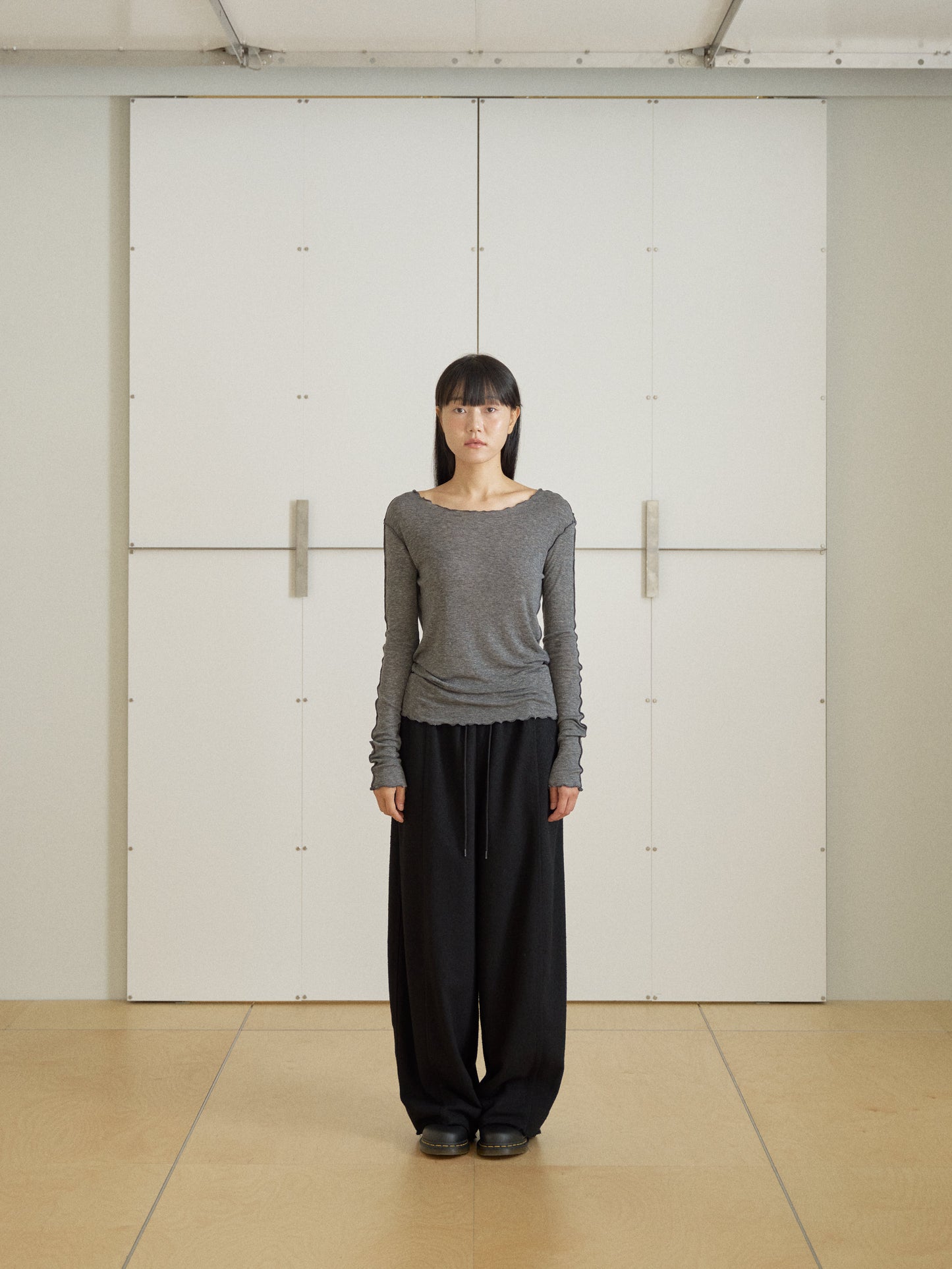 Wave Long Sleeve – Charcoal