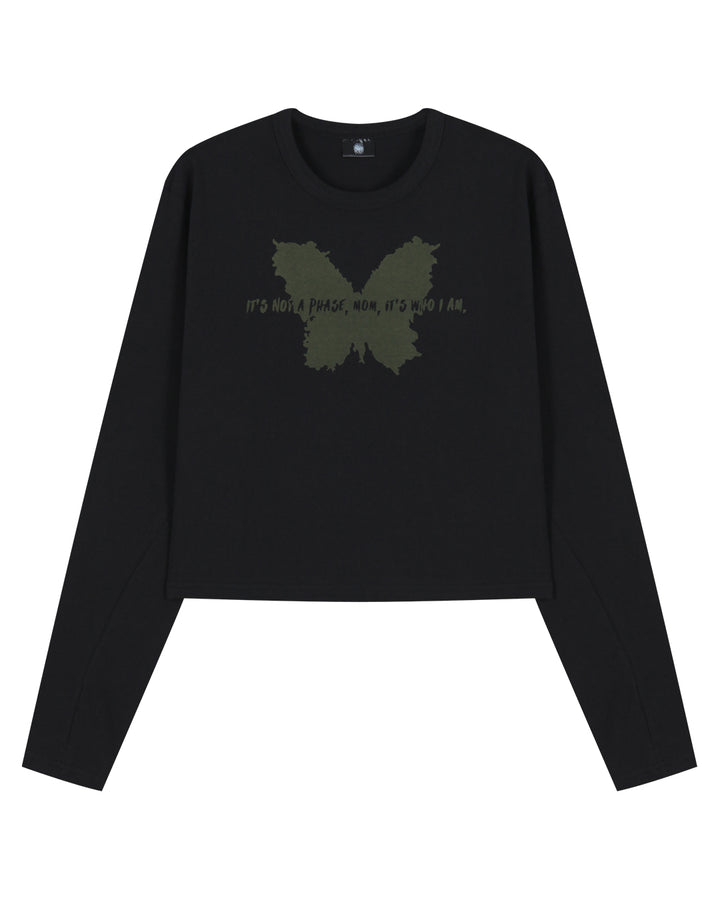 I.M.I Crop Long Sleeve_Black