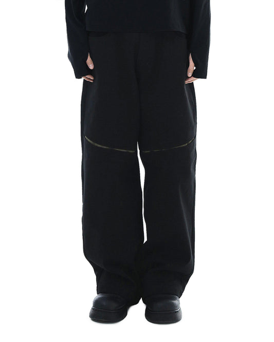 Hidden Tone Cut Pants_Black