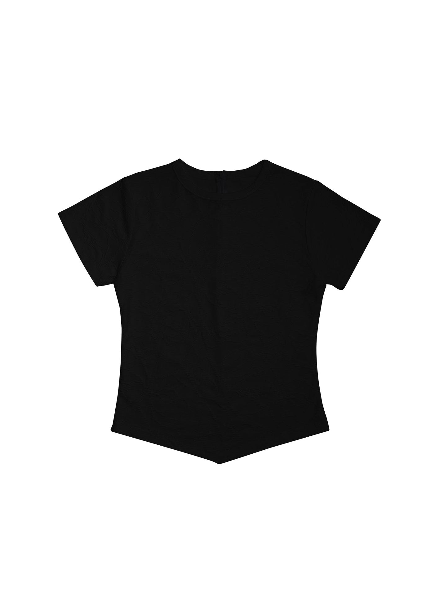 V - CUT T -BLACK