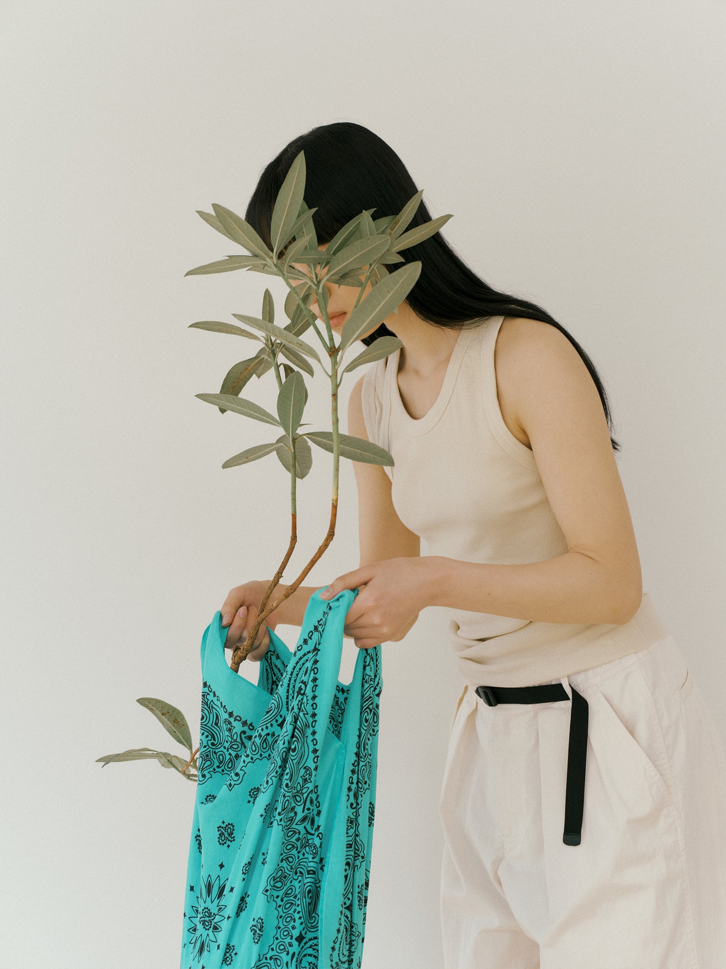 Pigment Square Bag - Green