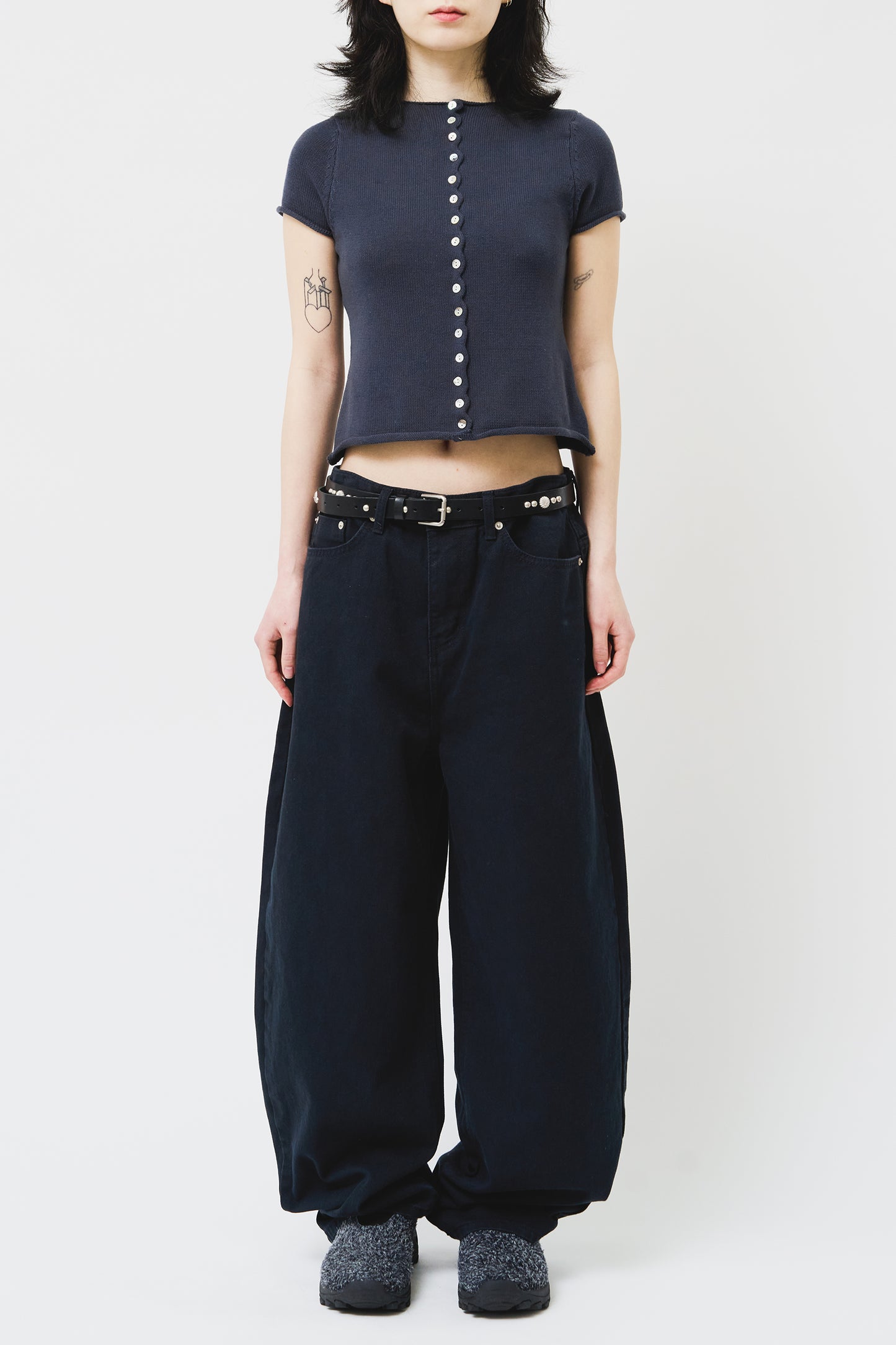 Handmade Cowhide Concho Belt