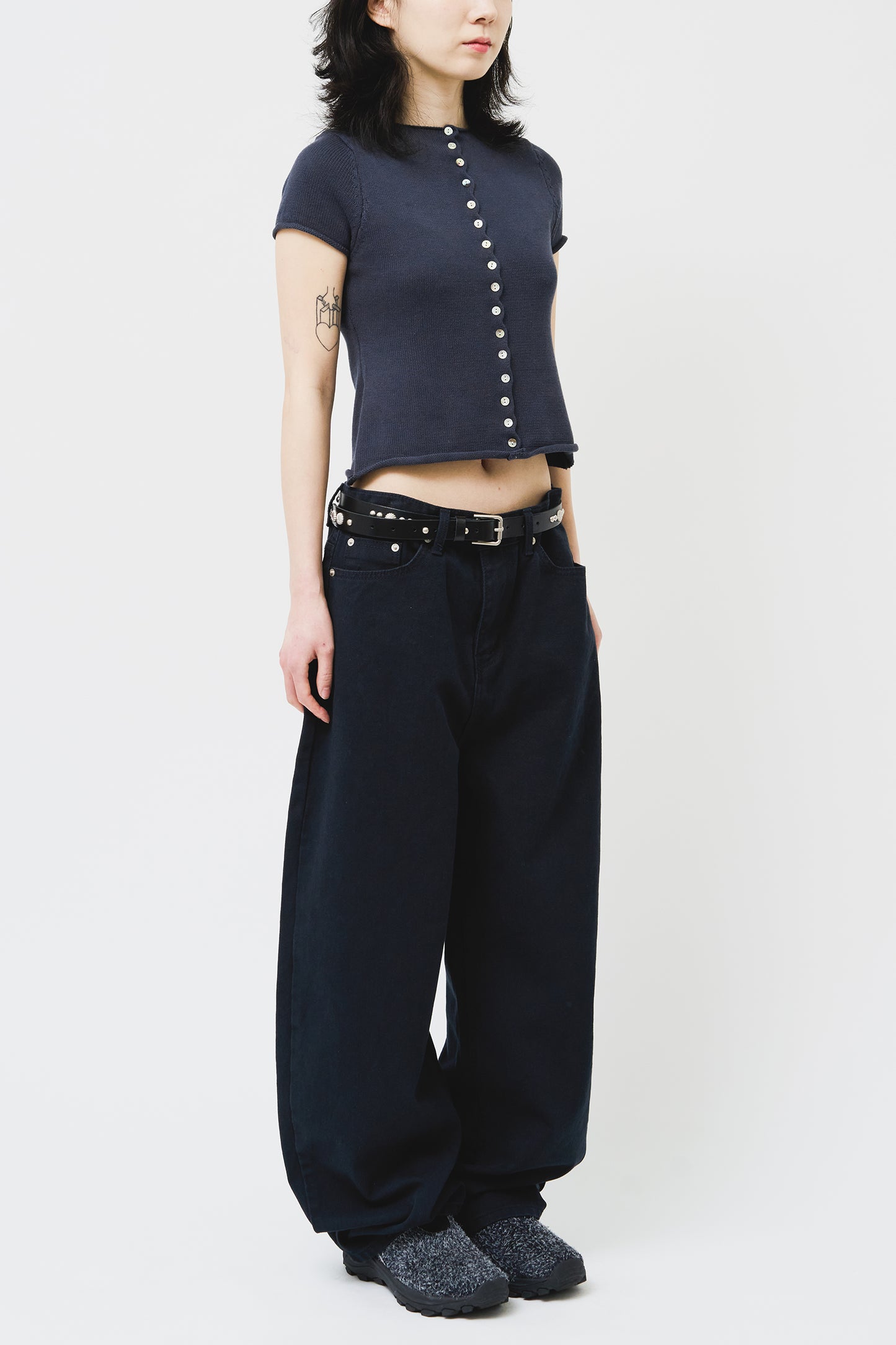 Handmade Cowhide Concho Belt