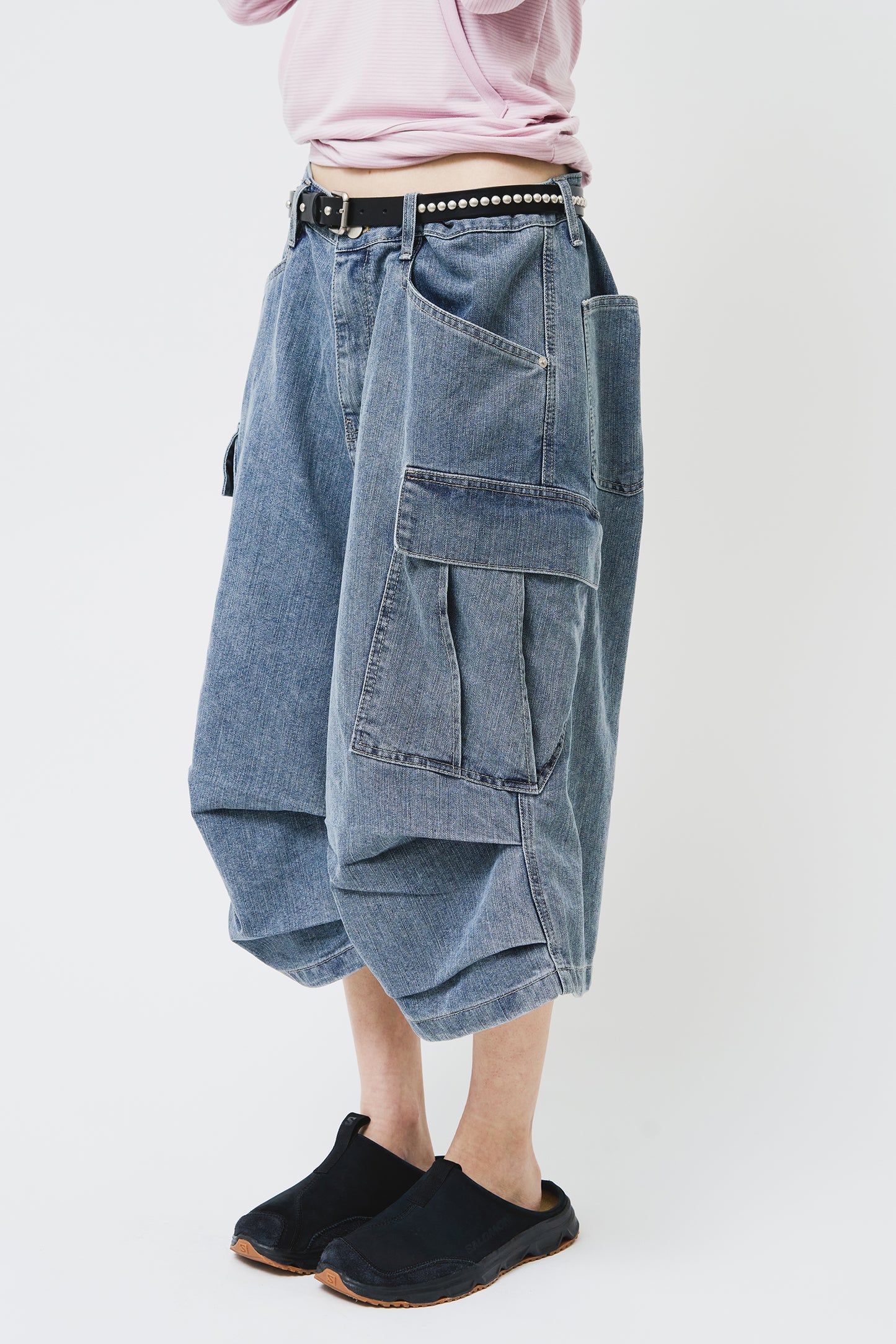 Handmade Cowhide Studs Belt