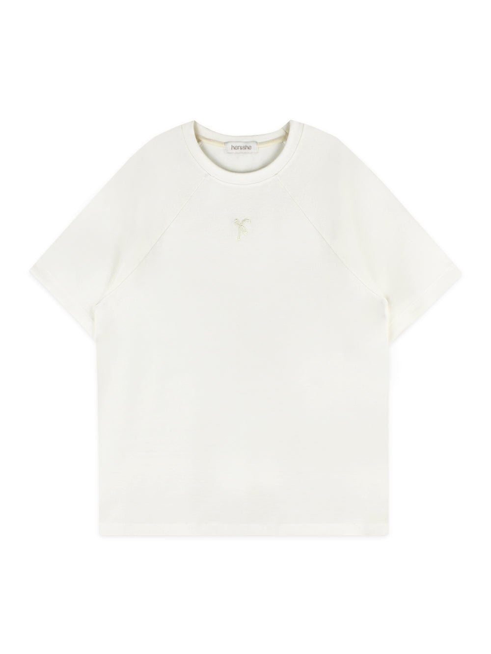 【HER&SHE 2025AW】Double-faced symbol Raglan T-shirt (25 F/W)