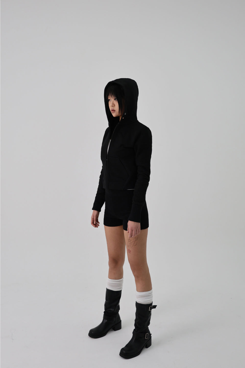 BEGINNING HOODED ZIP-UP