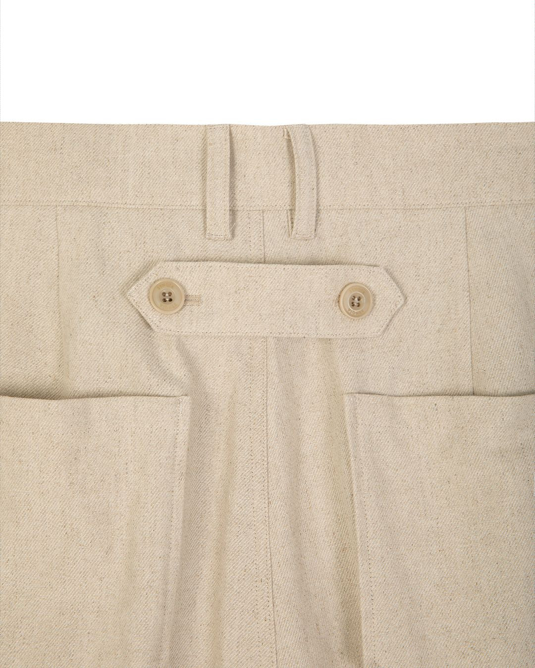 MULTI POCKET UTILITY TROUSER-OATMEAL