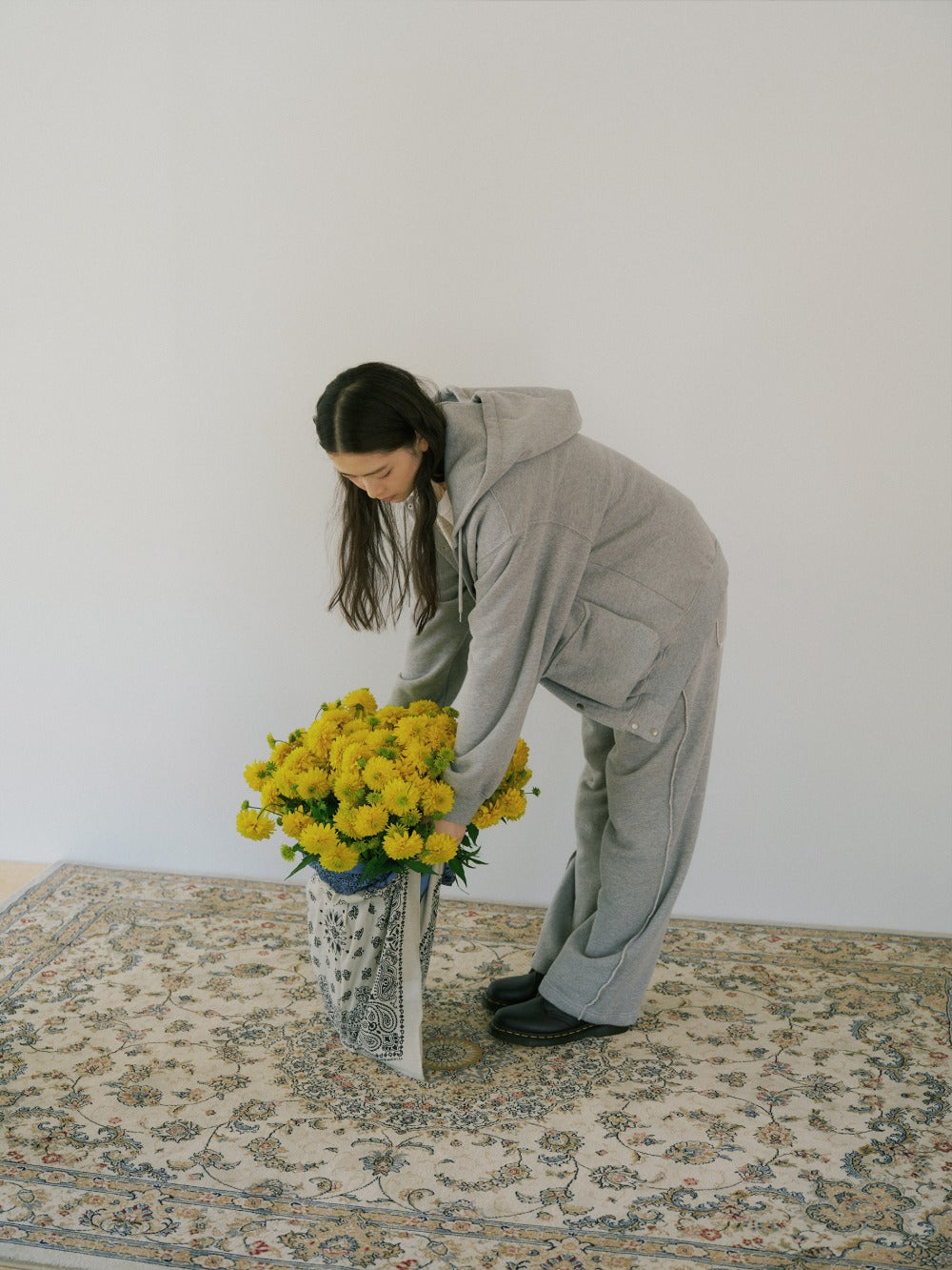 Pigment Square Bag-Beige