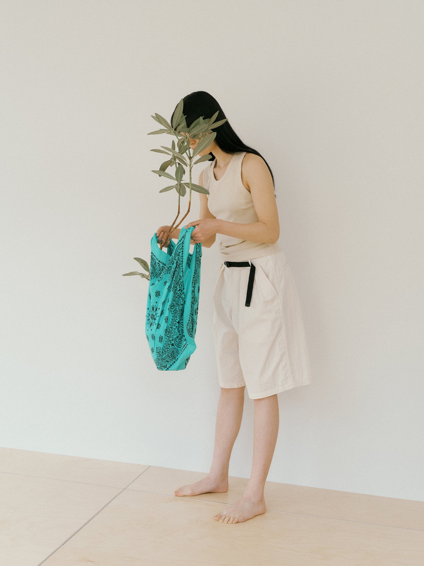 Pigment Square Bag - Green