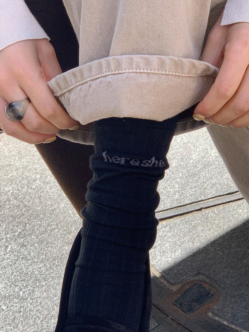 【HER&SHE 2025AW】Essential Medium Socks
