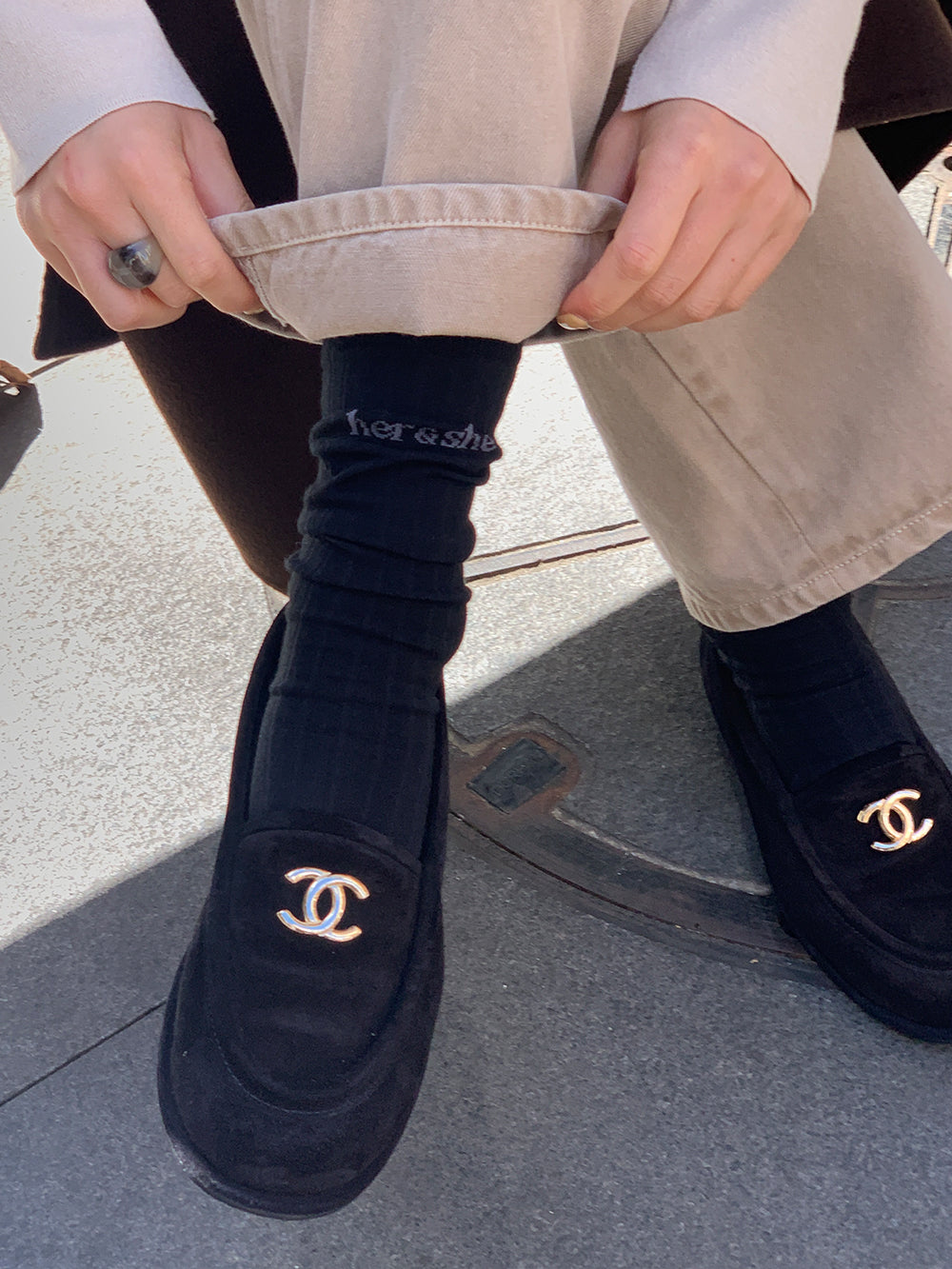 【HER&SHE 2025AW】Essential Medium Socks