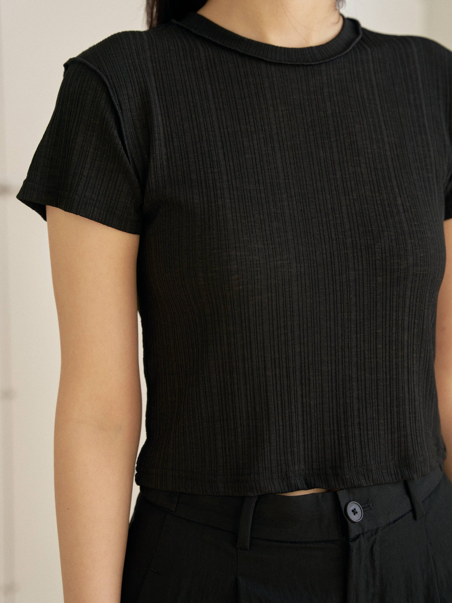 Wave Short Sleeve - Black