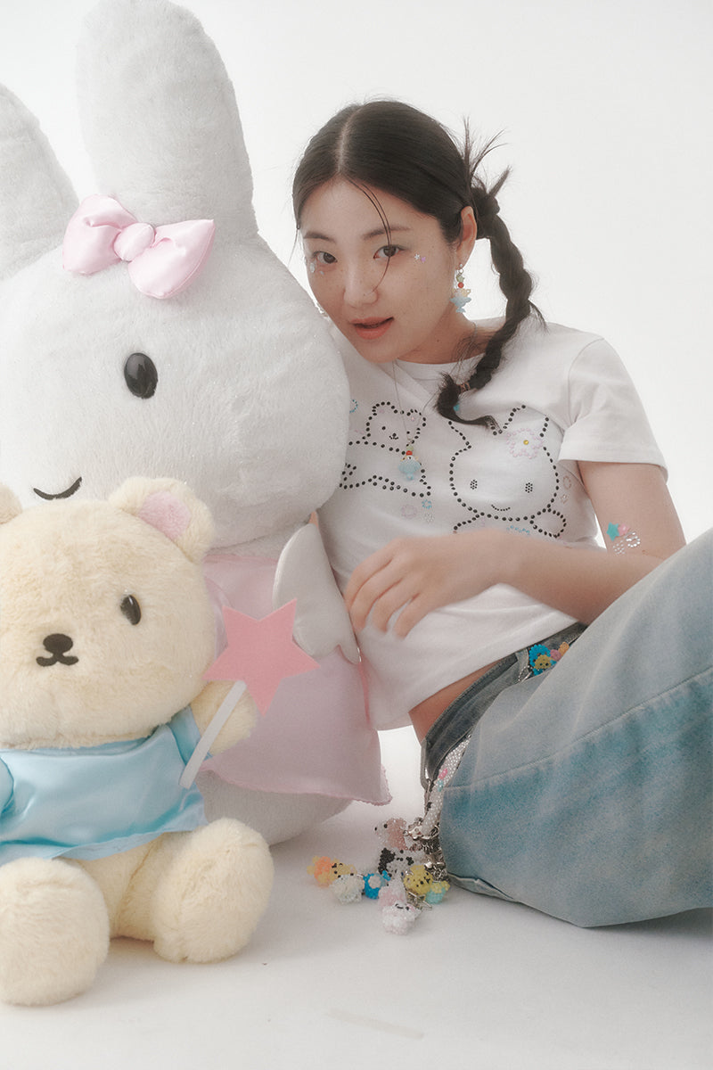 [X YOUNGART] KIDDY&JINI Summer Cubic T-Shirt