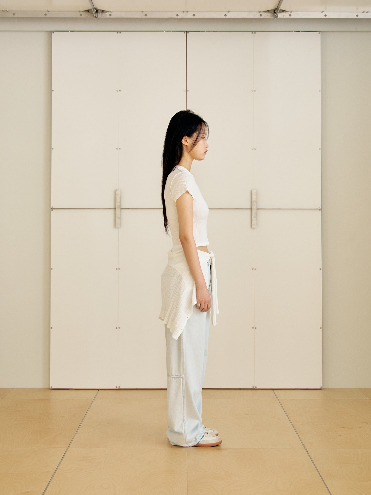 Wave Ribbed Short Sleeve