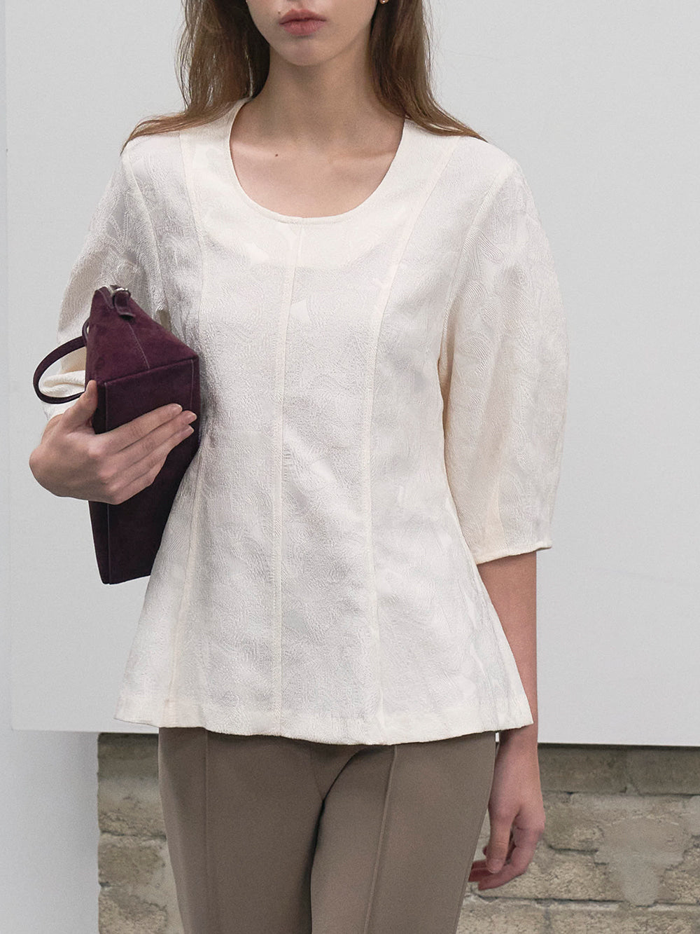 【HER&SHE 2025AW】Charlotte Flared Blouse