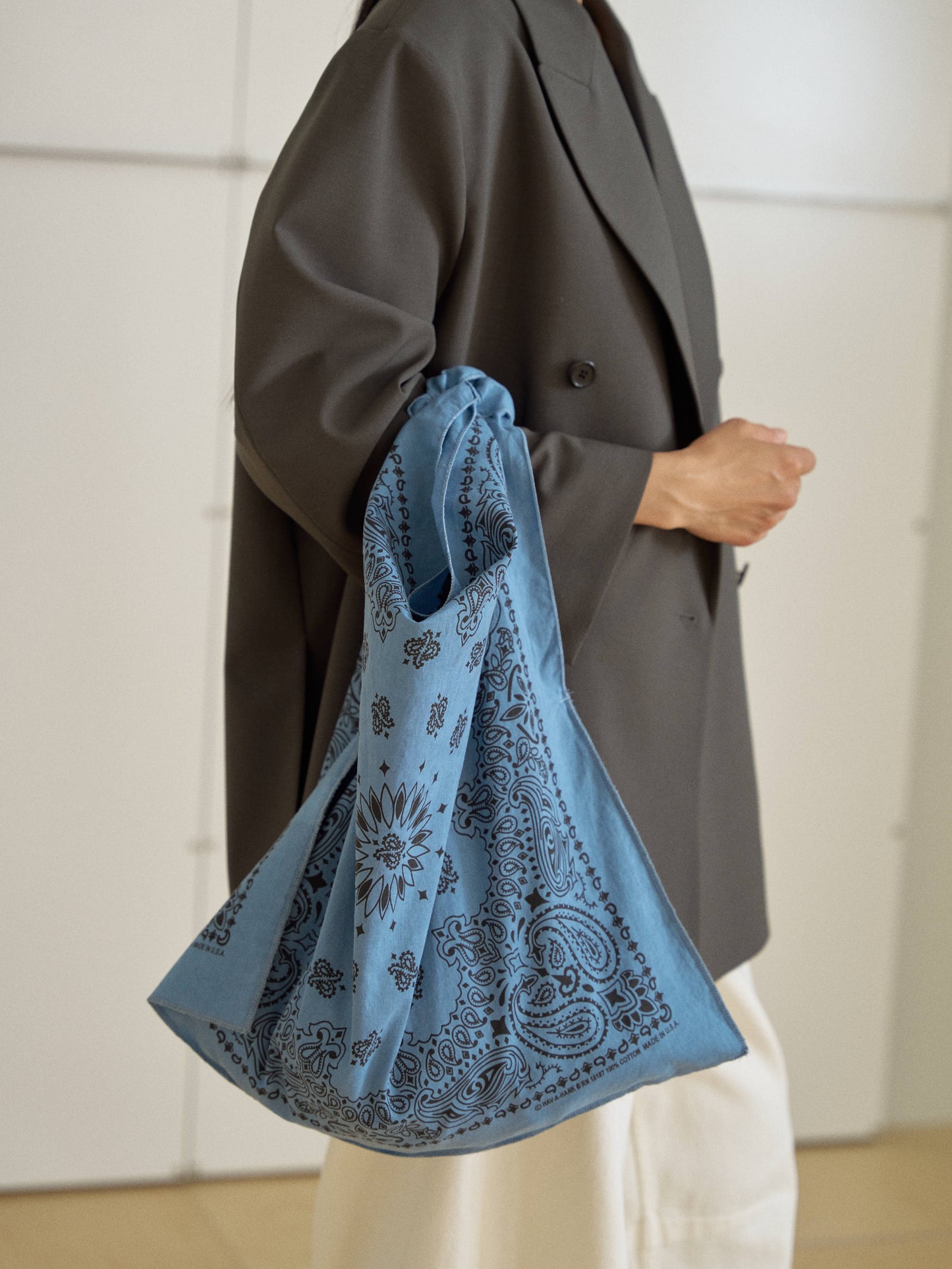 Pigment Square Bag-Blue