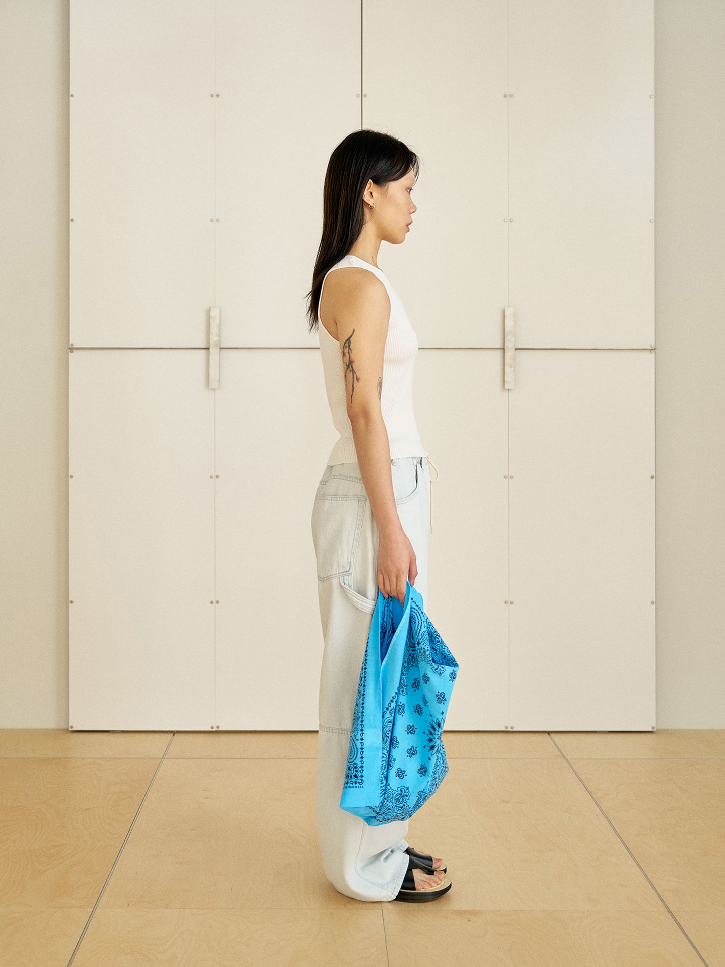 Pigment Square Bag - Blue