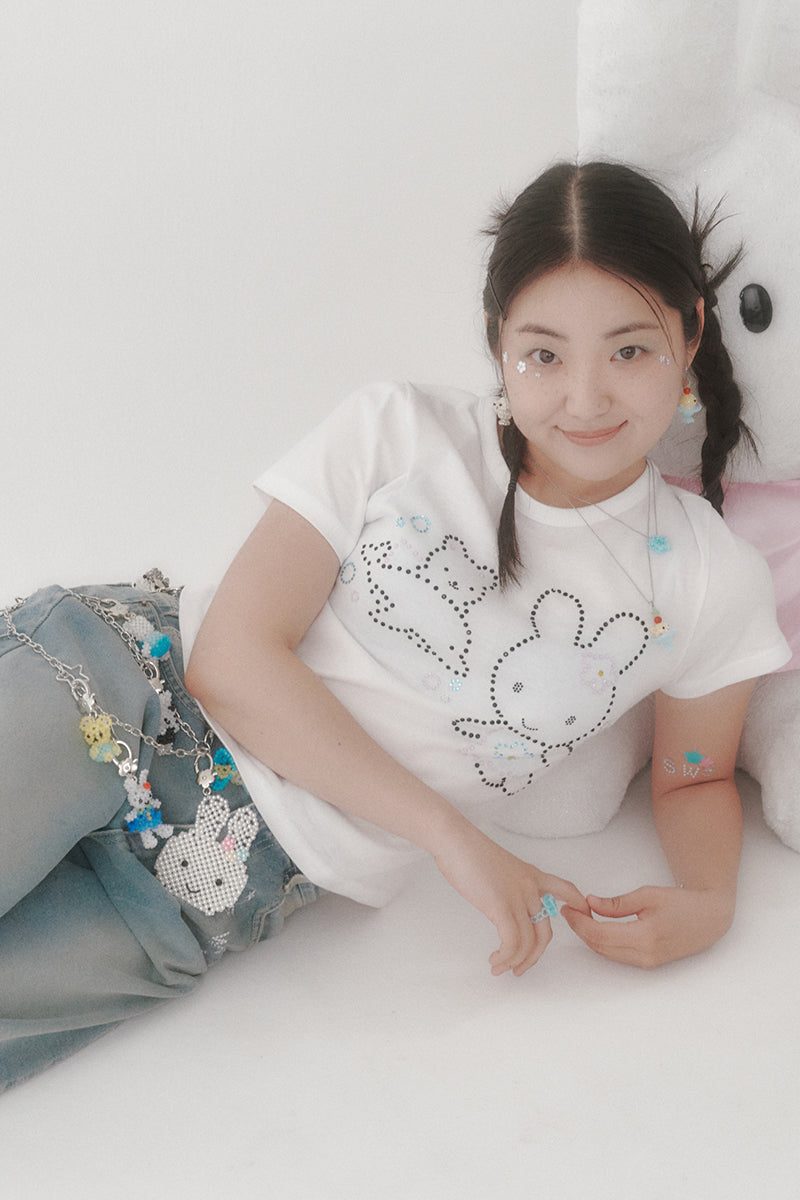 [X YOUNGART] KIDDY&JINI Summer Cubic T-Shirt