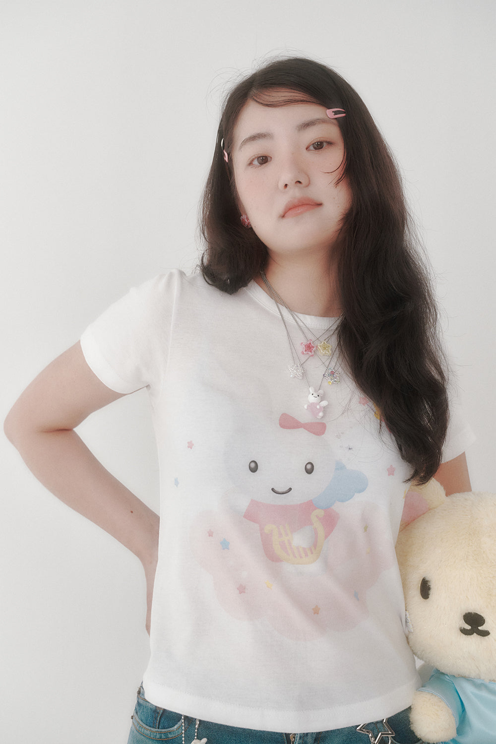 [X YOUNGART] Angel KIDDY&JINI T-Shirt