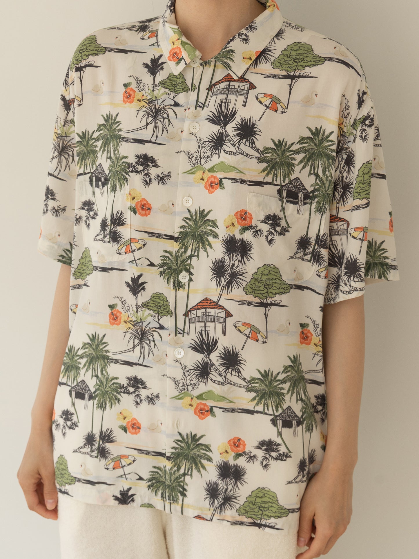Hawaiian Shirt - Ivory