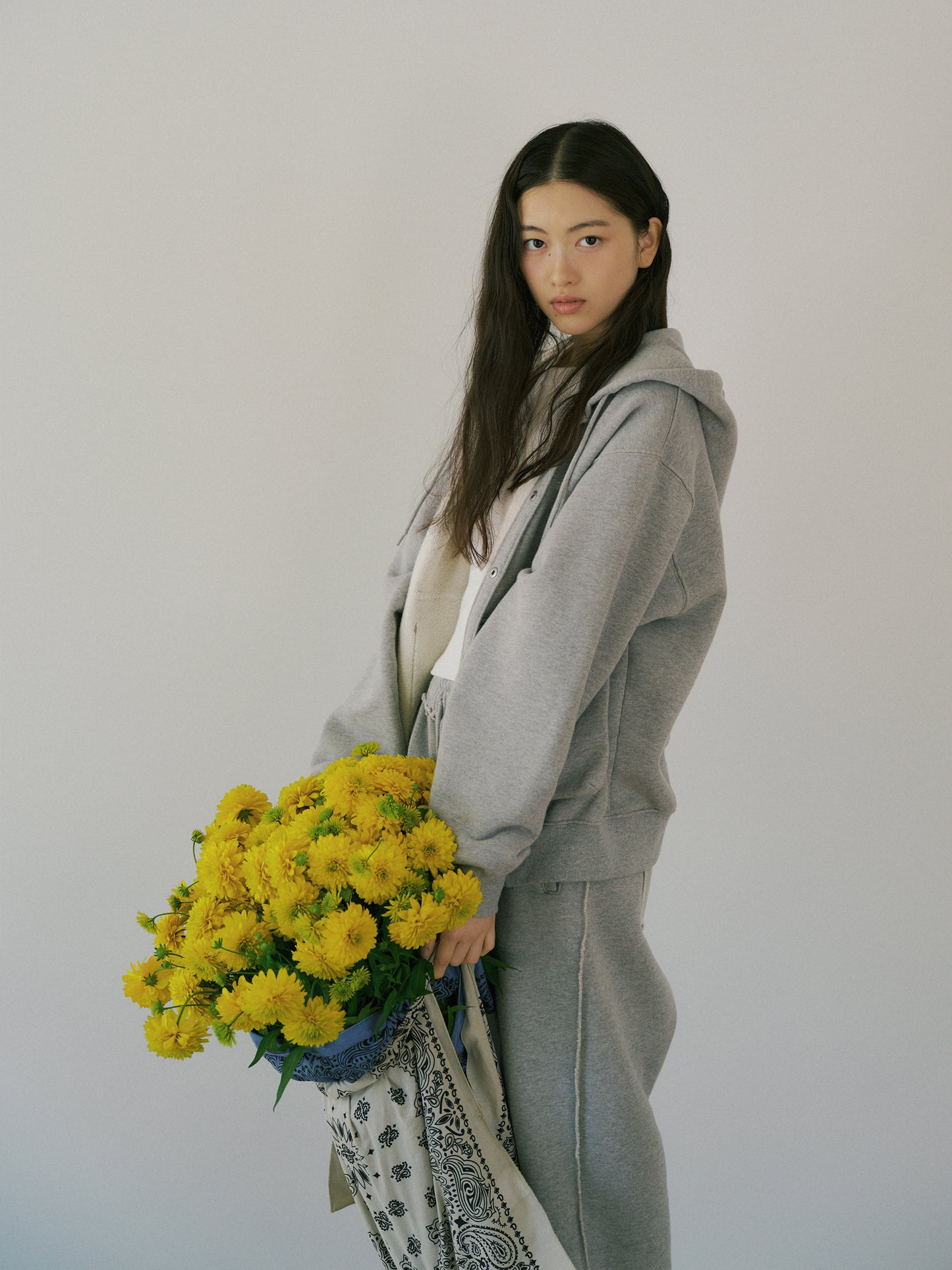 Pigment Square Bag-Beige