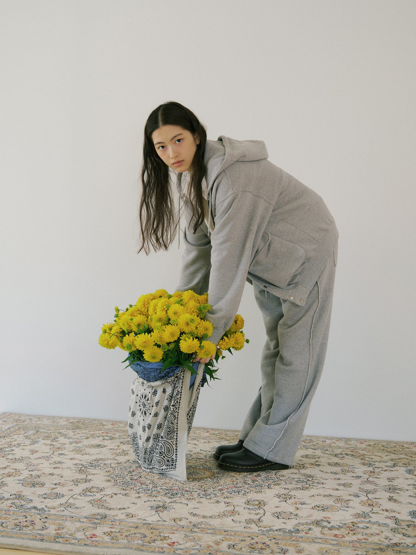 Pigment Square Bag-Beige