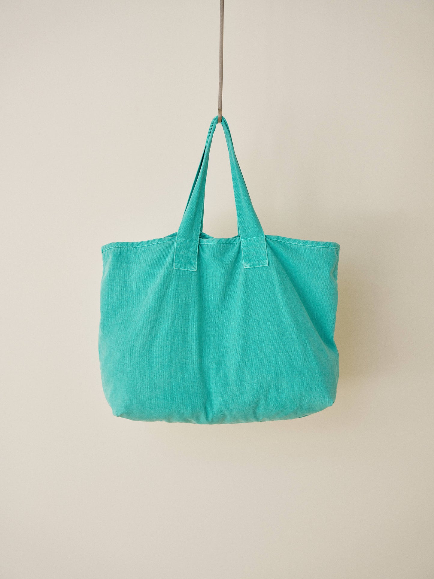 Pigment Lettering Shoulder Bag - Green