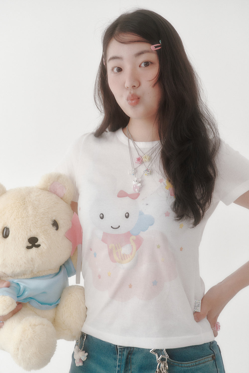 [X YOUNGART] Angel KIDDY&JINI T-Shirt