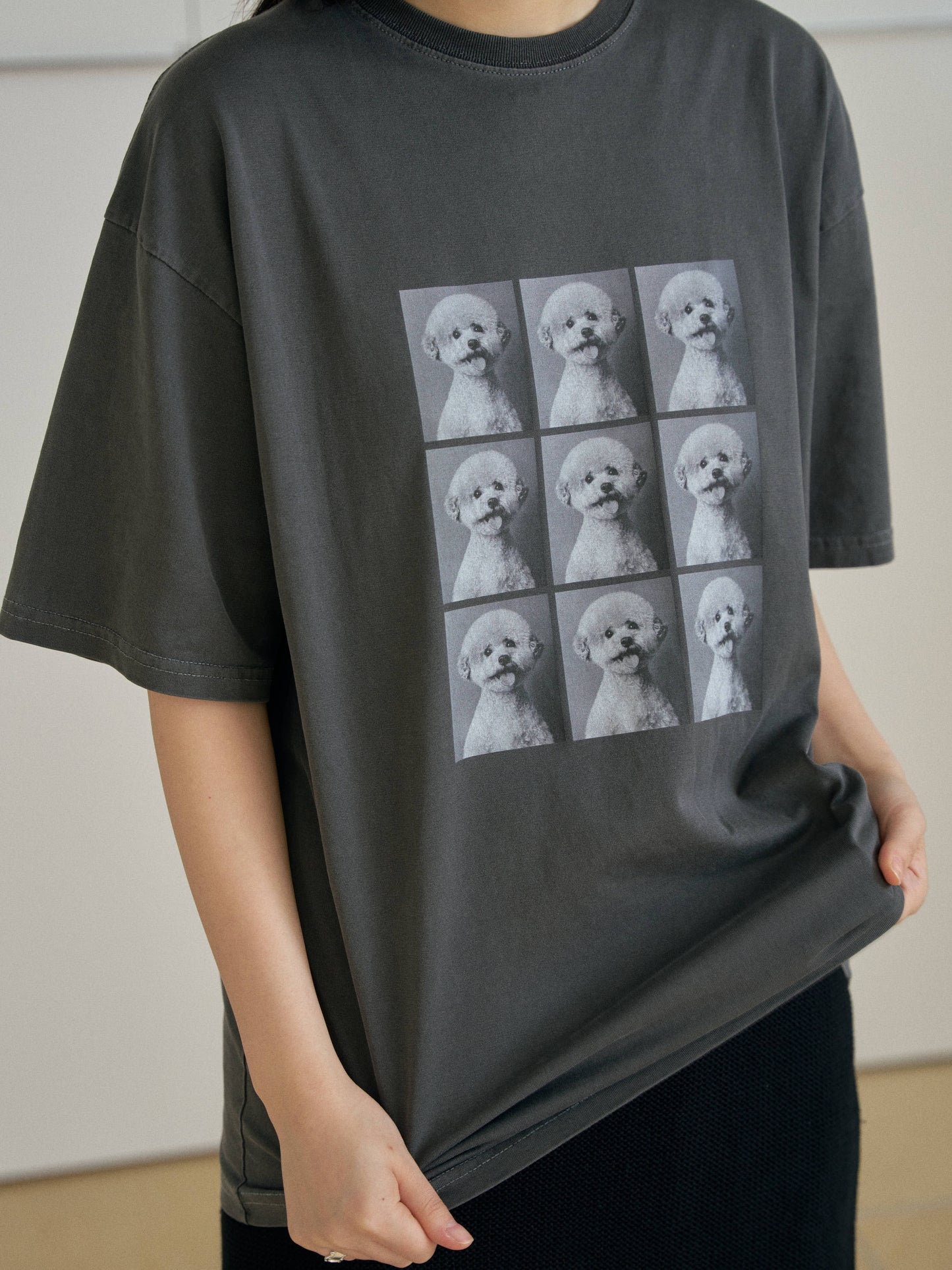 Pigment Animal Short Sleeve – Charcoal