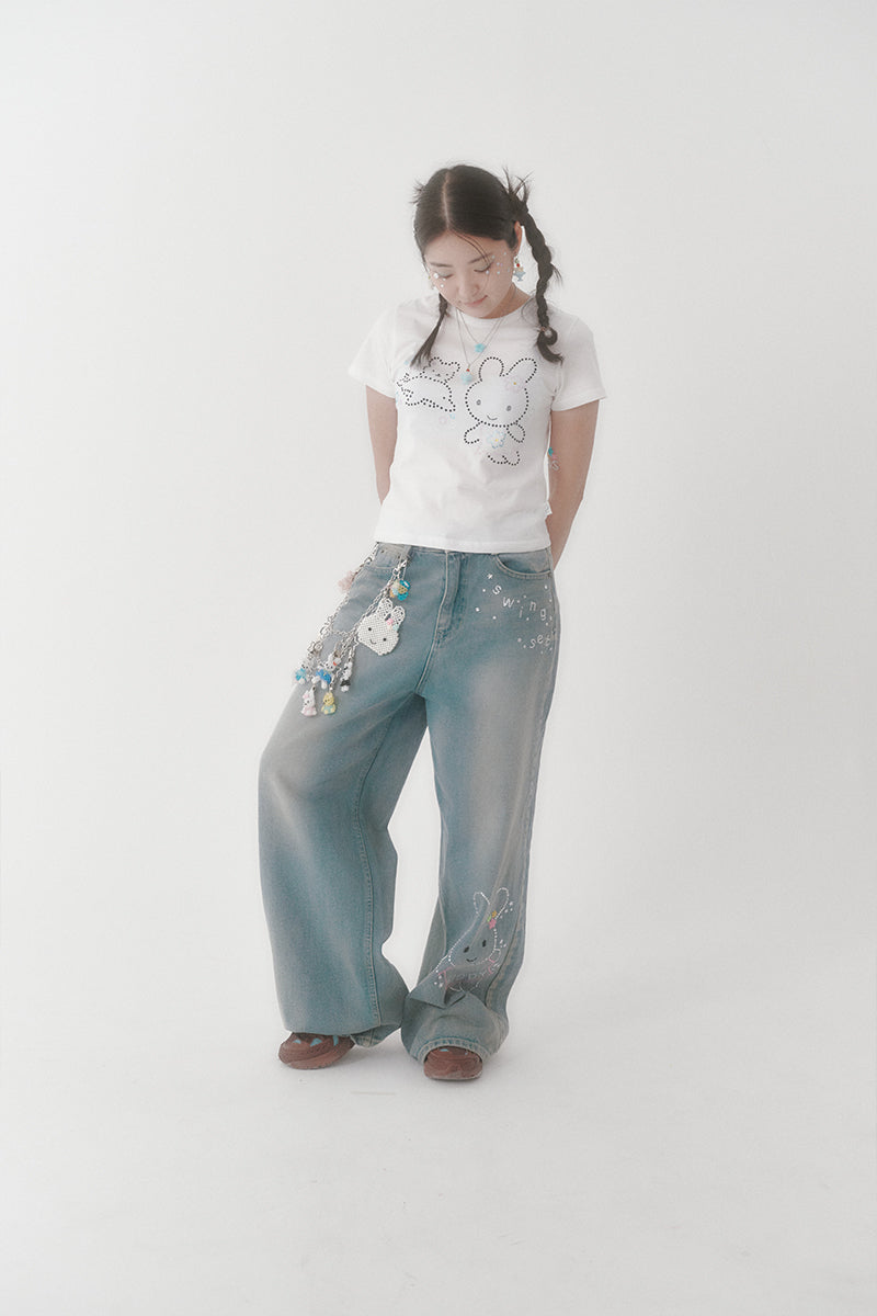 [X YOUNGART] KIDDY&JINI Summer Cubic T-Shirt