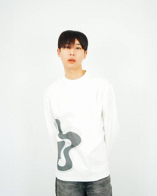 COTOW logo long sleeve -WHITE