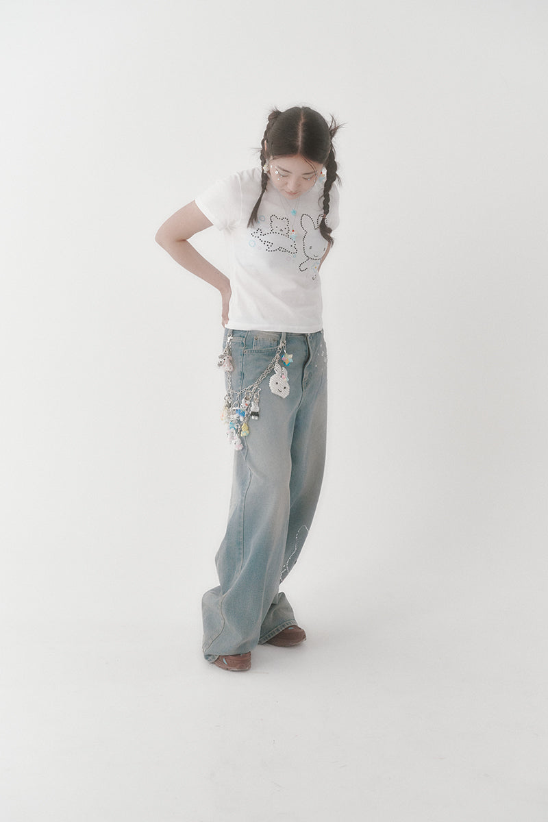 [X YOUNGART] KIDDY&JINI Summer Cubic T-Shirt