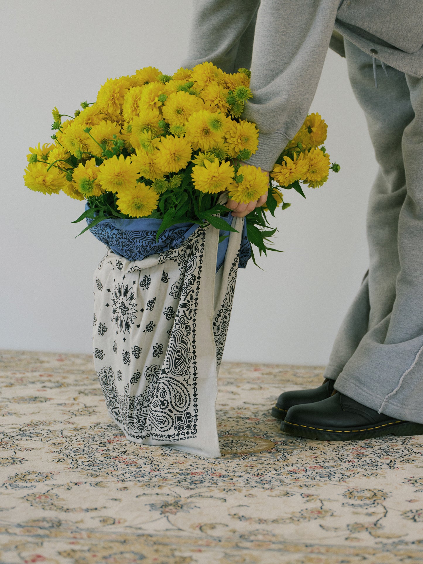 Pigment Square Bag-Beige